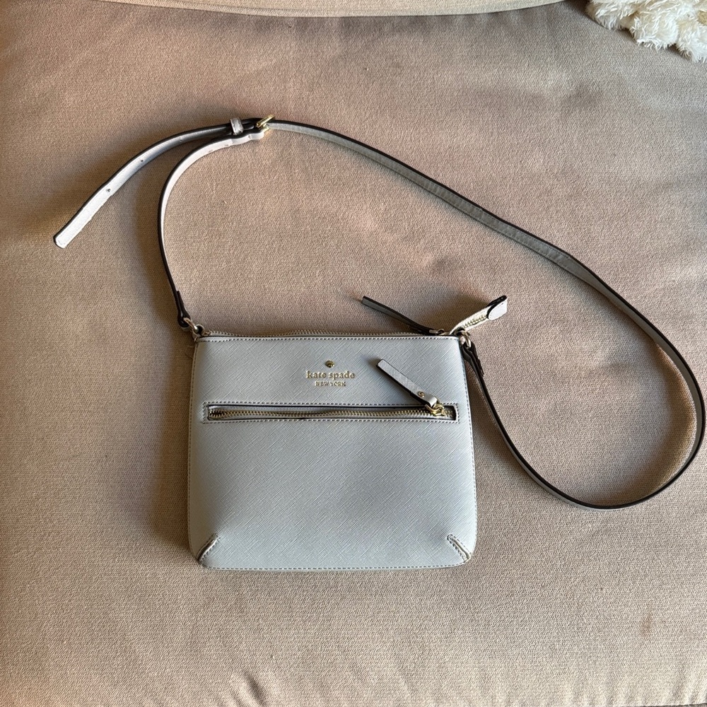Kate Spade Stone/frosted Blue Crossbody Bag